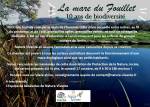 Travaux d\'entretien de la Mare du Fouillet, par Nature Vivante, samedi 17 octobre de 9h30 à 16h
