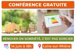 Conférence gratuite : « Rénover en sobriété, c’est pas sorcier »