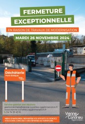 Fermeture exceptionnelle de la déchèterie de Pont-Evêque