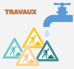 Travaux sur le réseau d'eau potable 
