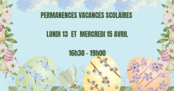 Horaires vacances scolaires Pâques 2026