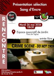 Présentation sélection Sang d'Encre