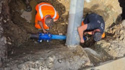 Coupure d'eau pour travaux 
