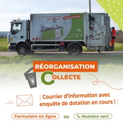 RÉORGANISATION DE LA COLLECTE DES DÉCHETS


