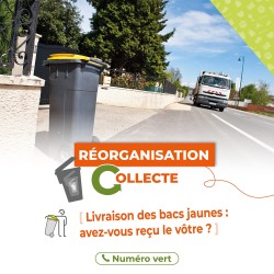 Livraison des bacs jaunes